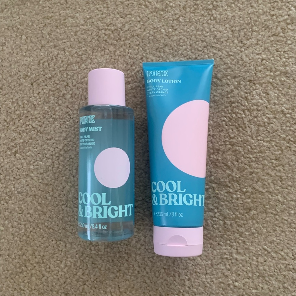 Pink Cool & Bright Body Mist and Lotion Set